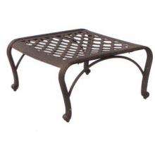 Darlee Catalina Cast Aluminum Ottoman With Cushion