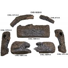 Peterson Gas Logs Charred Oak Vented Log Breakdown