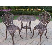Oakland Living American Eagle 3 Piece Bistro Set - Antique Bronze