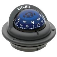 Ritchie TR-35G Trek Flush Mount Compass - Grey