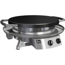 Evo Professional Classic Seasoned Flattop Tabletop Natural Gas Grill