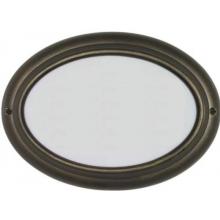 Edgewood Oil Rub Bronze Oval Lighted Address Plaque