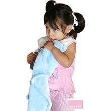 Terry Town Tahoe Micro Fleece Baby Security Blanket - Baby Pink