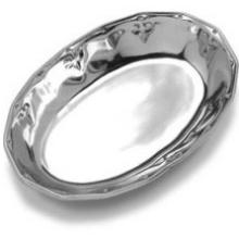 Wilton Armetale Fleur De Lis Small Oval Bowl - Polished - 105164