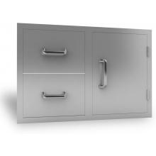 RCS RDC1 - Double Access Drawer And Door Combo