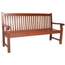 Eden Outdoor Living Harvard Keruing Wood Keruing Wood Bench - Triple