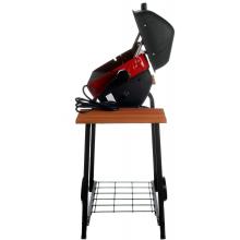 Open Grill With Side Shelf Up