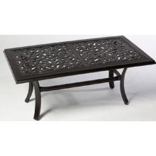 Alfresco Home Scroll Aluminum Coffee Table