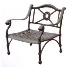 Darlee Monte Carlo Cast Aluminum Club Chair With Cushions