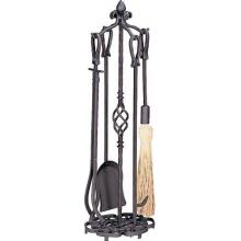 UniFlame 5 Piece Bronze Heavy Weight Fireset With Celtic Design