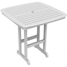Poly-Wood Nautical Recycled Plastic Wood Bar Table