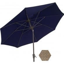 FiberBuilt Umbrellas Garden-Tilt Aluminum Umbrella