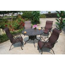 Darlee Bahamas Cast Aluminum Patio Dining Set - 48 Inch Round