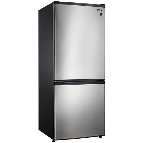 Danby 9.2 Cu. Ft. Apartment Size Refrigerator / Freezer - Stainless Steel - DFF261BSLDB