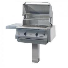 Solaire Gas Grills 30 Inch All Infrared Grill On In-Ground Post