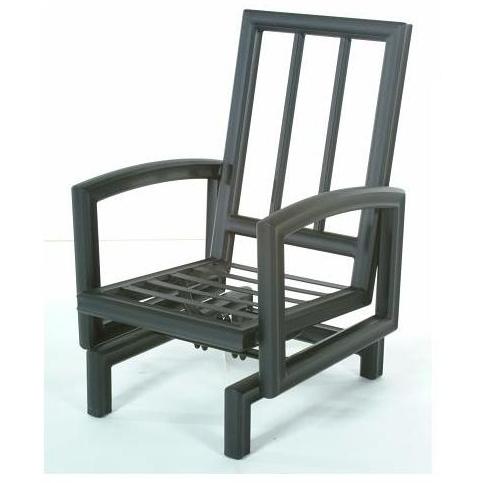 Meadow Decor Huntington Cast Aluminum Glider - Black Finish Meadow Decor Huntington Cast Aluminum Glider - Black Finish