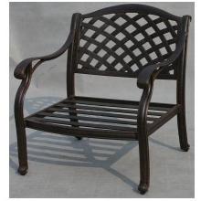 Darlee Nassau Cast Aluminum Club Chair With Cushions
