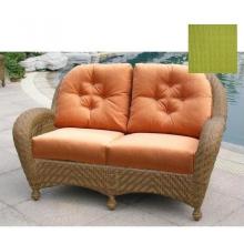 North Cape Deep Seating Love Seat Cushion ONLY Set (4)- Cosette Green Tea