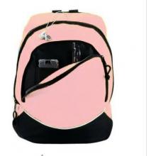 Augusta Tri-Color Small Backpack - Light Pink/Black