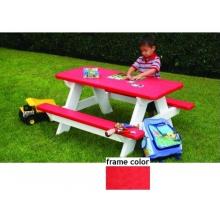 Eagle One Recycled Plastic Kids Picnic Table - Red