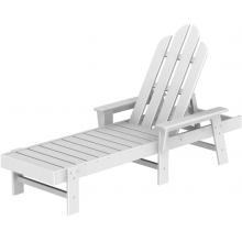 Poly-Wood Recycled Plastic Wood Long Island Adirondack Chaise Lounge