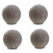 Peterson Gas Logs Decorative Geo Shapes Slate Sphere Set - Set Of 4 Large