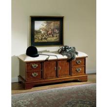 Powell Furniture - Classic Cherry Cedar Chest With Upholstered Seat - 881-312