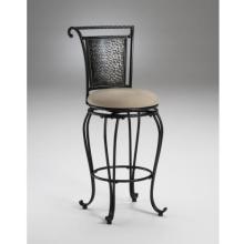 Hillsdale Milan 26 Inch Swivel Counter Stool - Black/Pewter - 4527-828