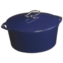 Lodge Dutch Ovens L Series 6 Quart Enamel Cast Iron Dutch Oven, Liberty Blue - E6D30
