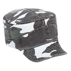 Otto Cap Camo Superior Garment Washed Cotton Twill Flexible Visor Military Style Cap - Camo Pattern 7