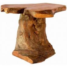 Groovy Stuff Bighorn Teak Wood Root End Table - TF-795