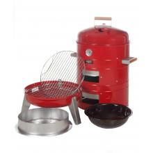 Disassembled showing Charcoal Grill, Water Pan, and Charcoal Tray