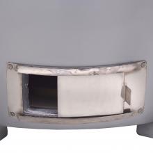 Grill Dome X-Large Infinity Series Silver BBQ Kamado Charcoal Grill Damper