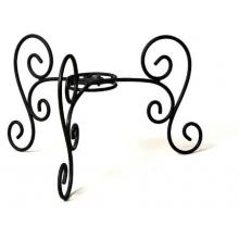 Evergreen Scrolled Table Top Bird Bath Stand