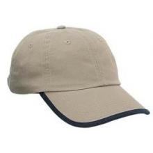 Port Authority Contrast Trim Twill Cap - Khaki/Navy