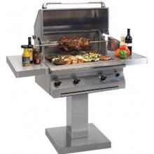 Solaire Gas Grills 30 Inch All Infrared Propane Gas Grill With Rotisserie On Bolt Down Post