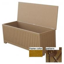 Eagle One Recycled Plastic Sydney Flat Top Deck Box Diamond Pattern - Cedar
