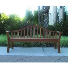 Luxury Style Western Red Cedar Bench With Exterior Stain Finish By Cedar Delite