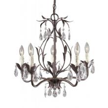 World Imports Berkeley Square Collection Chandelier In Weathered Bronze Finish - 5 Bulbs - 81025-62
