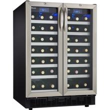 Danby Wine Coolers Silhouette 54 Bottle Built-In Or Free Standing Wine Cooler Stainless Steel - DWC2727BLS