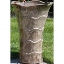 Alfresco Home Tall Tulipano Planter - Cocoa Brown