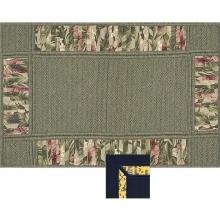 AMS Imports Mosaic Border Polypropylene Rug