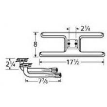 Stainless Steel H Twin, Centered, 2.25 Inch Offset Burner 10902-74902