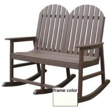 Eagle One Recycled Plastic Alexandria Double Rocker - White