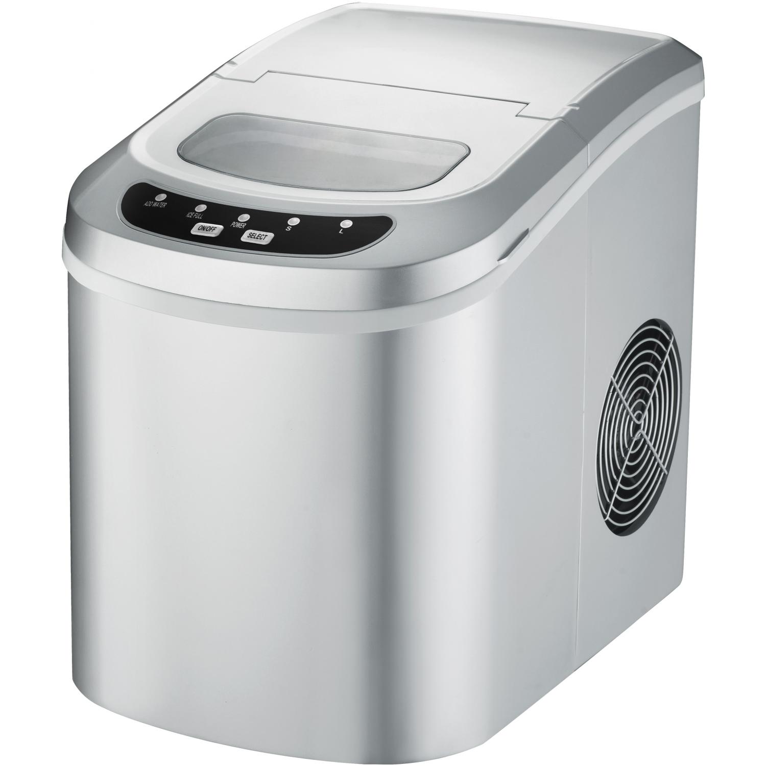 Sunpentown IM-121S Portable Ice Maker - Silver