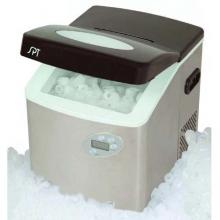 Sunpentown IM-101S 2.5 lb. Capacity Portable Compact Ice Maker With LCD - Stainless Steel