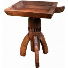 Groovy Stuff Differential Square Teak Wood Side Table / Tray - TF-035-A