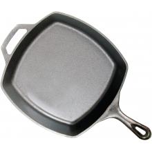 Lodge Skillets 10.5 Inch Seasoned Cast Iron Square Skillet - L8SQ3