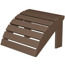 Poly-Wood Recycled Plastic Wood Classic Adirondack Ottoman For Curve Back Adirondack Chair