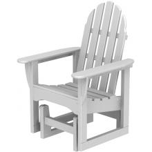 Poly-Wood Recycled Plastic Wood Classic Adirondack Glider Chair
